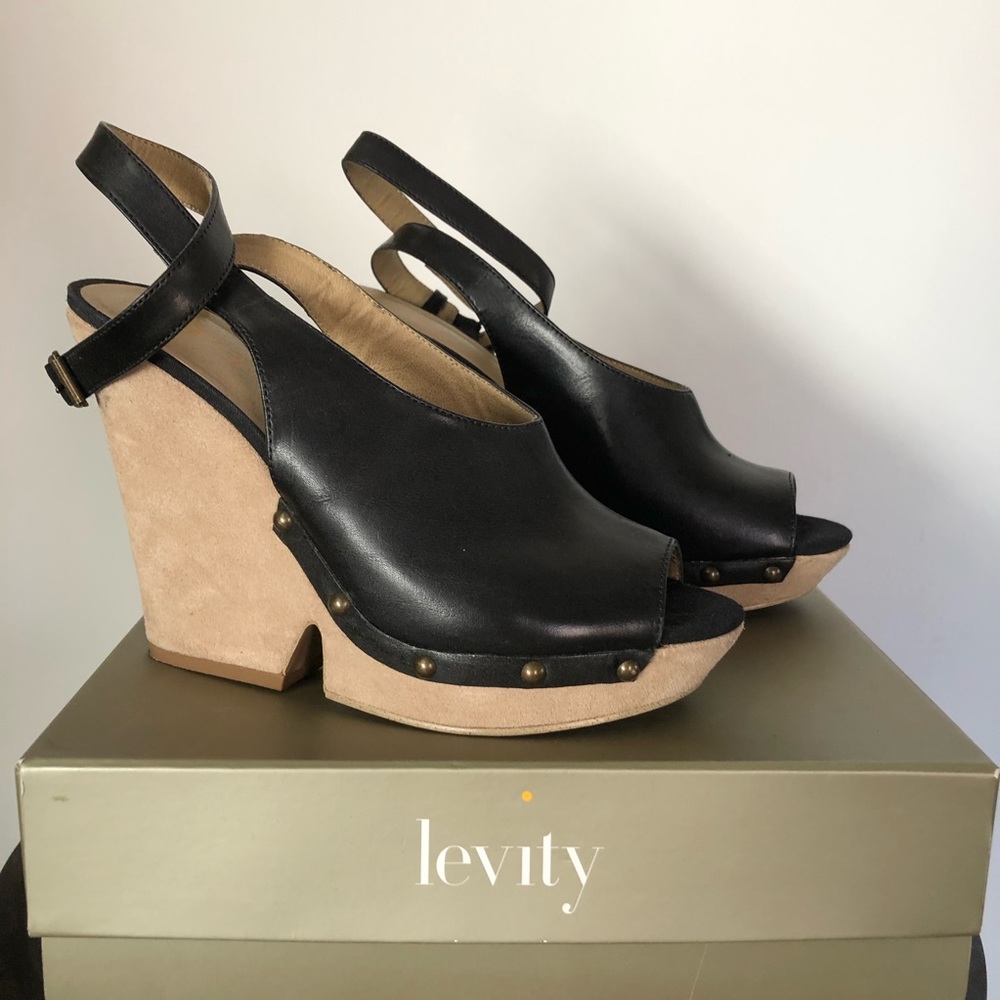 Levity Platform Shoes with Ankle Straps
